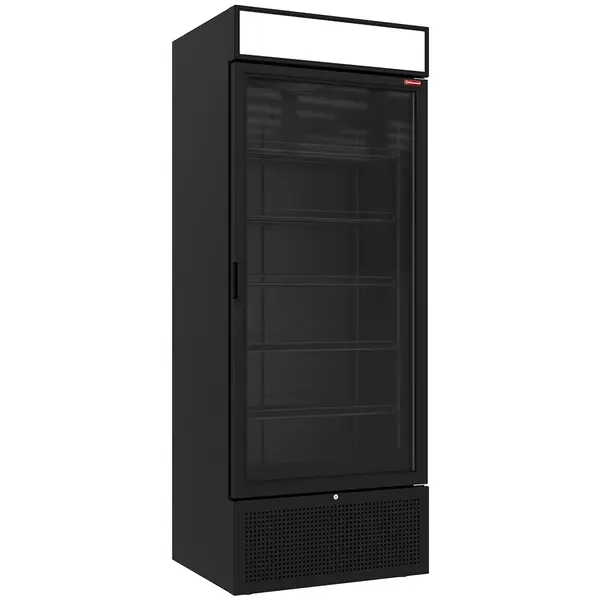 Koelkast | 715L | Zwart | +1°C/+9°C | Statisch + Ventilator | Wielen | 800x740x2125(h)mm