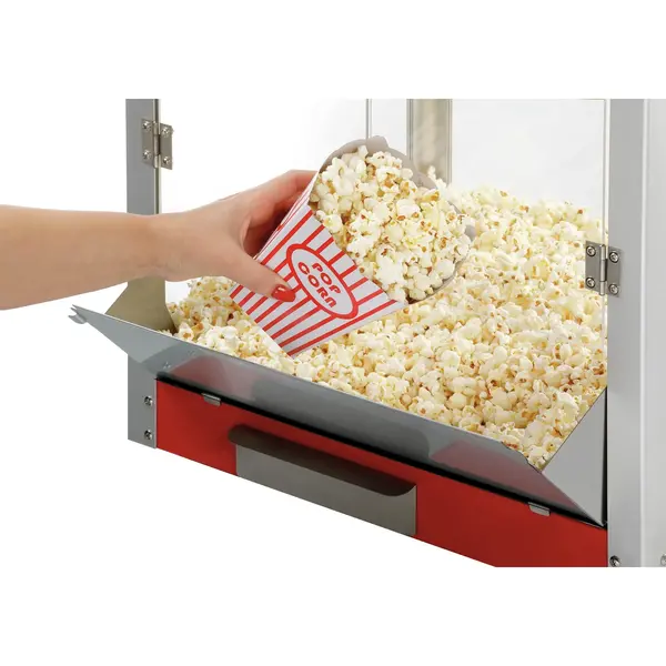 Popcornmachine | Rood | 1.5kW (230V) | 518x418x672(h)mm