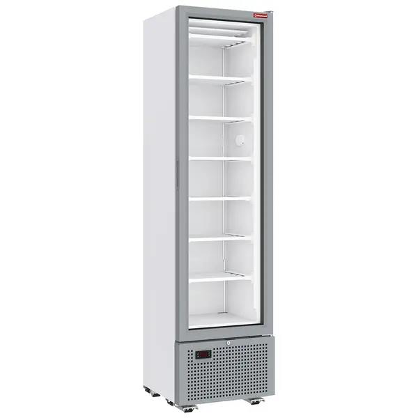Vrieskast | Smal Model | 221L | Wit/Grijs | -18°C/-24°C | Statisch + Ventilator | Wielen | 494x521x1915(h)mm