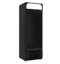 Diamond Vrieskast | 496L | Zwart | -18°C/-24°C | Statisch + Ventilator | Wielen | 670x718x2025(h)mm 