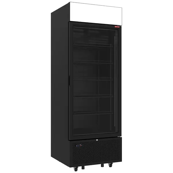 Vrieskast | 646L | Zwart | -18°C/-24°C | Statisch + Ventilator | Wielen | 745x820x2086(h)mm