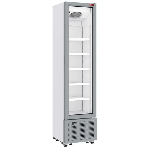 Koelkast | Smal Model | 221L | Wit/Grijs | +1°C/+9°C | Statisch + Ventilator | Wielen | 450x497x1881(h)mm