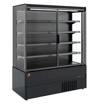 Diamond Wandkoeling | IMOLA LINE | Zwart | -1°C/+5°C | Statisch + Ventilator | Draaideuren | 1510x665x1920(h)mm 