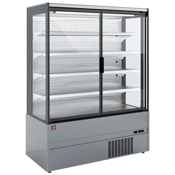 Wandkoeling | IMOLA LINE | RVS/Grijs | -1°C/+5°C | Statisch + Ventilator | Draaideuren | 1510x665x1920(h)mm