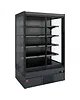 Diamond Wandkoeling | COMO LINE | Zwart | -1°C/+7°C | Statisch + Ventilator | Draaideuren | 1975x898x2040(h)mm 