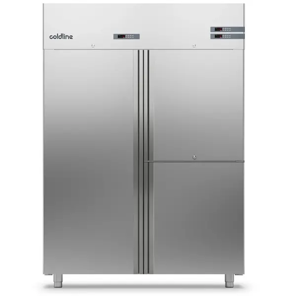 Viskoel-/Vrieskast | MASTER FISH COMBI | 1163L (2/1 GN) | RVS | -18°C/-22°C & -6°C/+4°C & -2°C/+8°C | Geforceerd | WiFi + App | Incl. 4 Visbakken | 1480x815x2085(h)mm