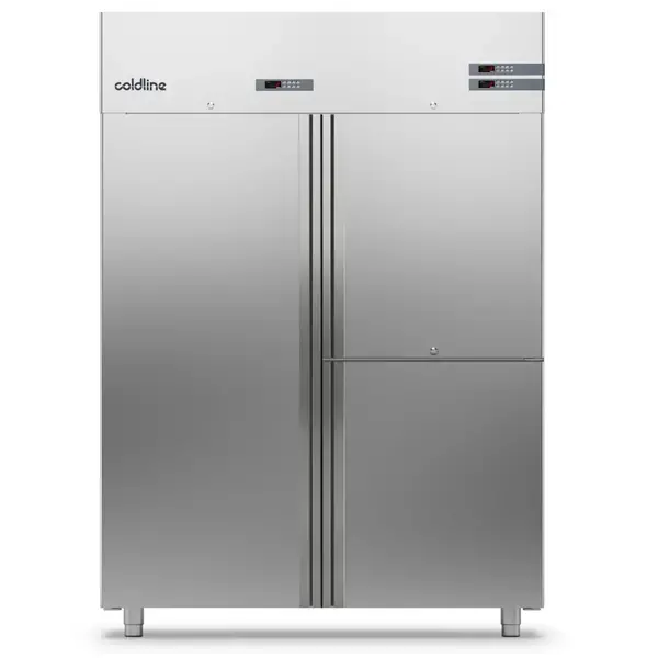 Koel-/Viskoelkast | MASTER FISH COMBI | 1444L (2/1 GN) | RVS | -6°C/+4°C & -2°C/+8°C | Geforceerd | WiFi + App | Incl. 4 Visbakken | 1480x815x2085(h)mm