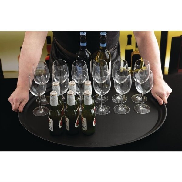 Dienblad | CAMTREAD | Glasvezel | Zwart | Antislip | 685x560x30(h)mm