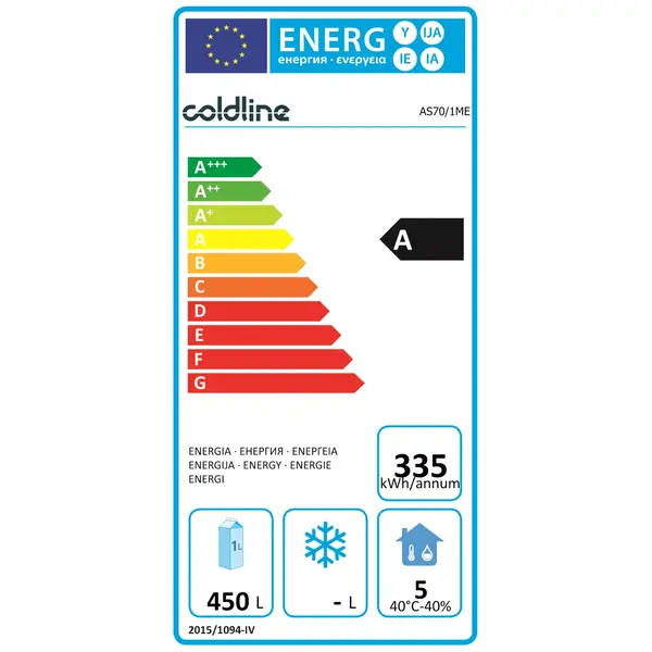 Koelkast | SMART | Energiezuinig | 601L | RVS | -2°C/+8°C | Geforceerd | WiFi + App | 740x815x2085(h)mm