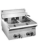 MBM Italy Friteuse | Elektrisch | 10+10L | 90°C/185°C | 18kW (400V) | Aftapkranen | 600x650x305/470(h)mm 