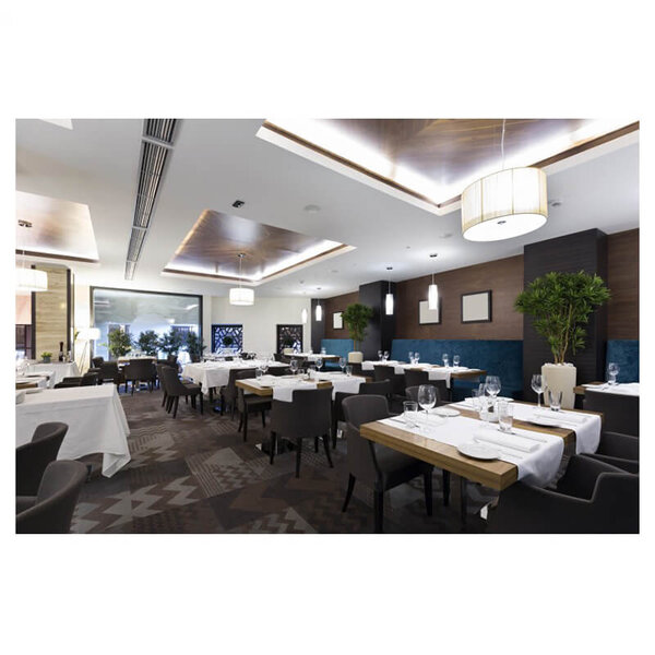 Stoel | OMEGA | Microvezel/Hout | Anthracite | Wengé Poten | Indoor | 510x530x880(h)mm