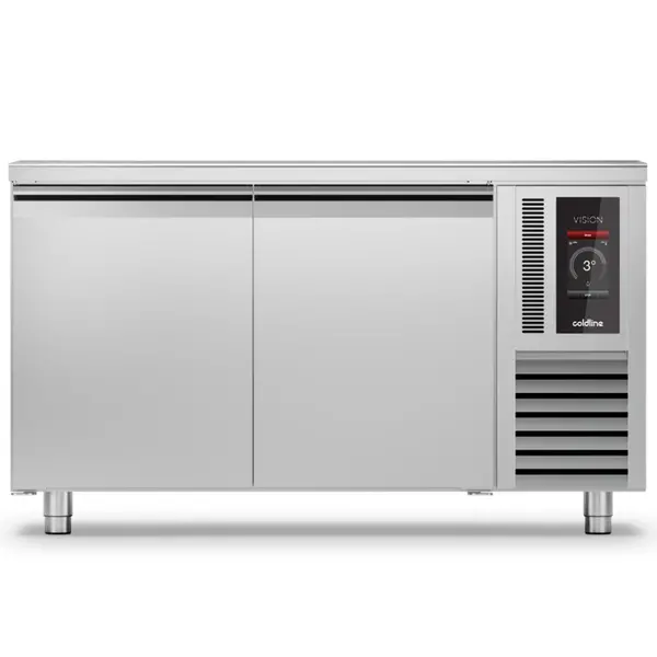 Bakkerij Koelwerkbank | VISION | 357L | 2 Deuren (EN600x400) | -5°C/+15°C | Statisch + Ventilator | Touchscreen + App | 1450x800x800(h)mm