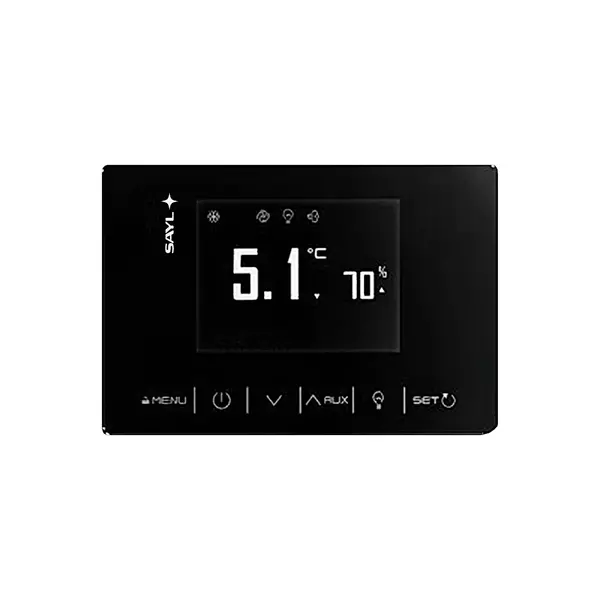 Koelvitrine | INTEGRA | Wit/Zwart | +2°C/+6°C | Geforceerd | 4 Niveaus | Vochtigheid Instelbaar | Wielen (Geremd) | 1200x600x1400(h)mm