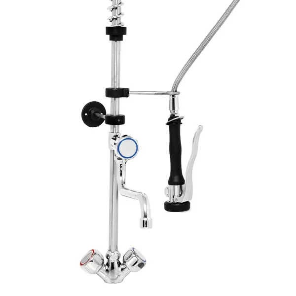 Voorspoeldouche | TANJA | Handdouche (Flexibele Hals) + Zwenkkraan | Mengkraan | 1-Gats | 140x1030(h)mm