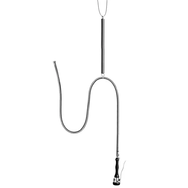 Hangende Voorspoeldouche | ROSA | Handdouche (Flexibele Hals) | Monokraan | Plafondveer | Slanglengte 2000mm