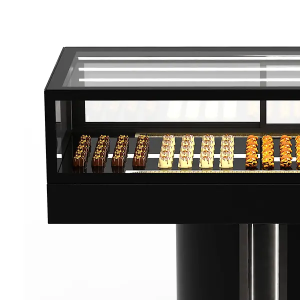 Koelvitrine | INTEGRA T | Zwart | +2°C/+6°C | Geforceerd | 1 Niveau | Touchscreen | 1200x600x1200(h)mm