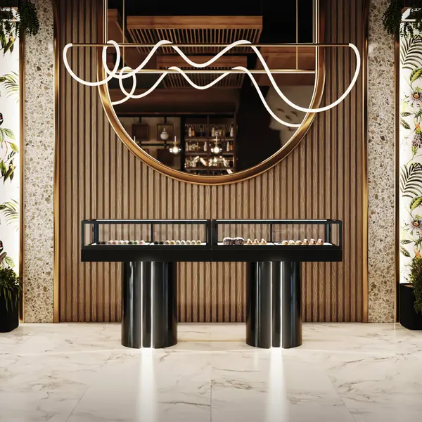 Koelvitrine | INTEGRA T | Zwart | +2°C/+6°C | Geforceerd | 1 Niveau | Touchscreen | 1200x600x1200(h)mm