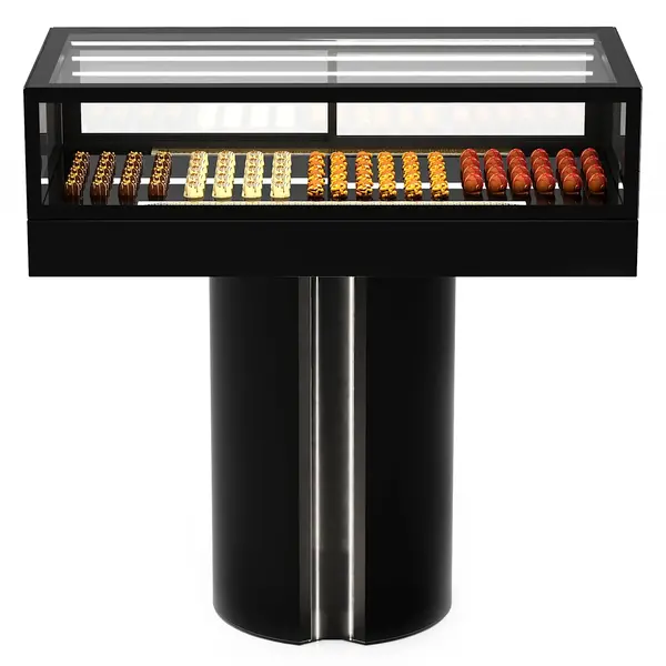 Koelvitrine | INTEGRA T | Zwart | +2°C/+6°C | Geforceerd | 1 Niveau | Touchscreen | 1200x600x1200(h)mm