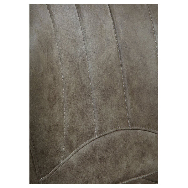 Stoelen | MIRACLE | Microvezel/Metaal | Olive | Zwarte Poten | Indoor | 2 Stuks | 540x640x880(h)mm