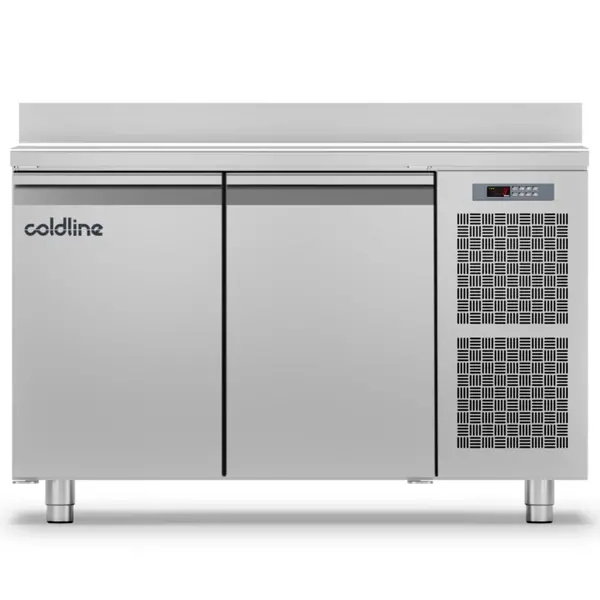 Koelwerkbank | MASTER | Energiezuinig | 280L | 2 Deuren (1/1 GN) | -2°C/+8°C | Geforceerd | WiFi + App | Achteropstand | 1300x700x950(h)mm