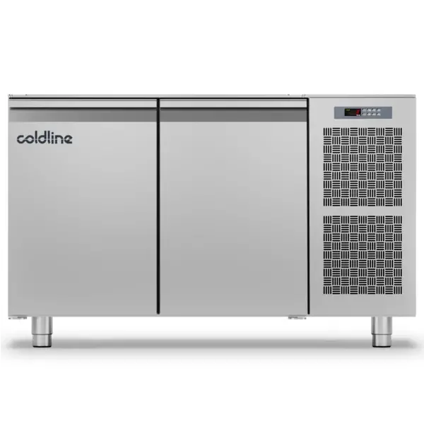 Koelwerkbank | MASTER | Energiezuinig | 280L | 2 Deuren (1/1 GN) | -2°C/+8°C | Geforceerd | WiFi + App | Zonder Werkblad | 1300x680x810(h)mm