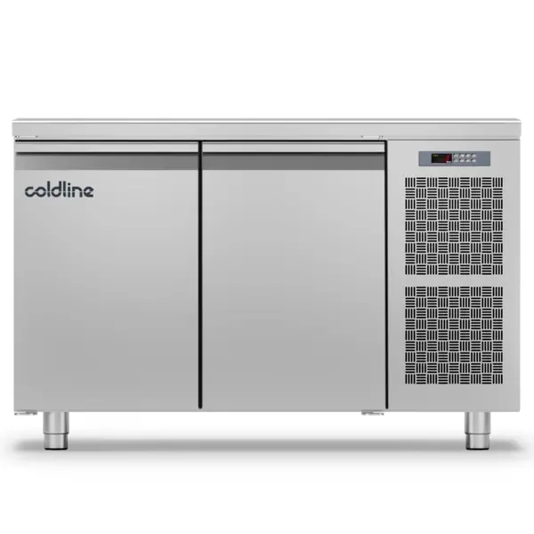 Koelwerkbank | MASTER | Energiezuinig | 303L | 2 Deuren (1/1 GN) | -2°C/+8°C | Geforceerd | WiFi + App | 1300x700x900(h)mm