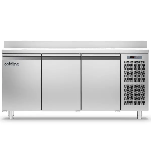 Koelwerkbank | MASTER | Energiezuinig | 440L | 3 Deuren (1/1 GN) | -2°C/+8°C | Geforceerd | WiFi + App | Achteropstand | 1780x700x950(h)mm