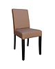 HC Stoel | BASIC | Kunstleer/Hout |  Taupe | Zwarte Poten | Indoor | 430x570x920(h)mm 