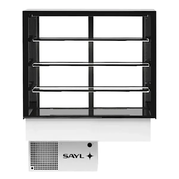 Drop-In Koelvitrine | INTEGRA | Zwart | +2°C/+6°C | Geforceerd | 4 Niveaus | Touchscreen | 1000x600x815/1155(h)mm