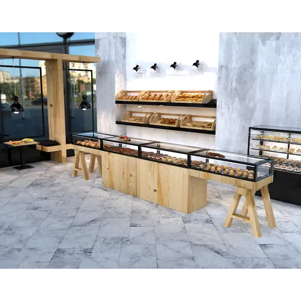 Warmhoudvitrine | INTEGRA | Zwart/Wit | 60°C/70°C | Geventileerd | 4 Niveaus | Zelfbediening | 1.05kW (230V) | Touchscreen | 1000x600x950(h)mm