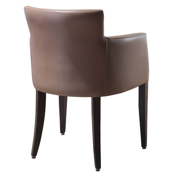 Stoel | OMEGA | Kunstleer/Hout | Green | Wengé Poten | Indoor | 510x530x880(h)mm