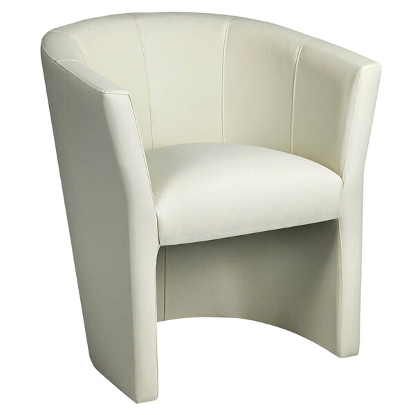 Stoel | PRAG | Kunstleer/Hout | White | Indoor | 500x670x750(h)mm