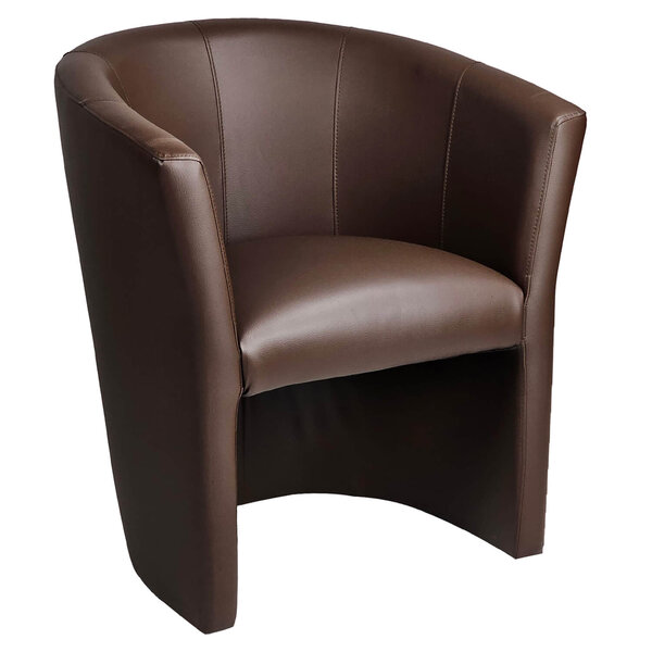 Stoel | PRAG | Kunstleer/Hout | Brown | Indoor | 500x670x750(h)mm