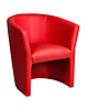 HC Stoel | PRAG | Kunstleer/Hout | Red | Indoor | 500x670x750(h)mm 