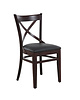 HC Stoel | LILA | Kunstleer/Hout | Black | Wengé Frame | Indoor | 430x520x840(h)mm 