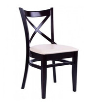 HC Stoel | LILA | Kunstleer/Hout | White | Wengé Frame | Indoor | 430x520x840(h)mm 