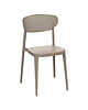 HC Stoel | COMO | Kunststof | Taupe | In-/Outdoor | Stapelbaar | 460x470x810(h)mm 