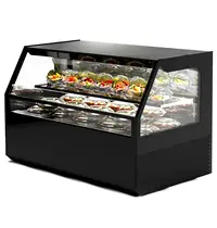 SAYL Wandkoeling | INTEGRA COMBI | Zwart | +2°C/+6°C | Geforceerd | Open | Touchscreen | 1200x800x850(h)mm