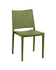 HC Stoel | LORENA | Kunststof | Olive | In-/Outdoor | Stapelbaar | 440x460x800(h)mm 
