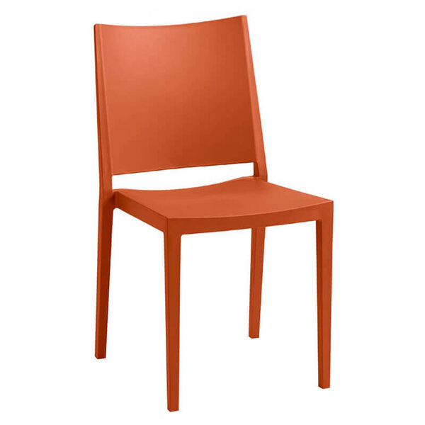 Stoel | LORENA | Kunststof | Brick | In-/Outdoor | Stapelbaar | 440x460x800(h)mm