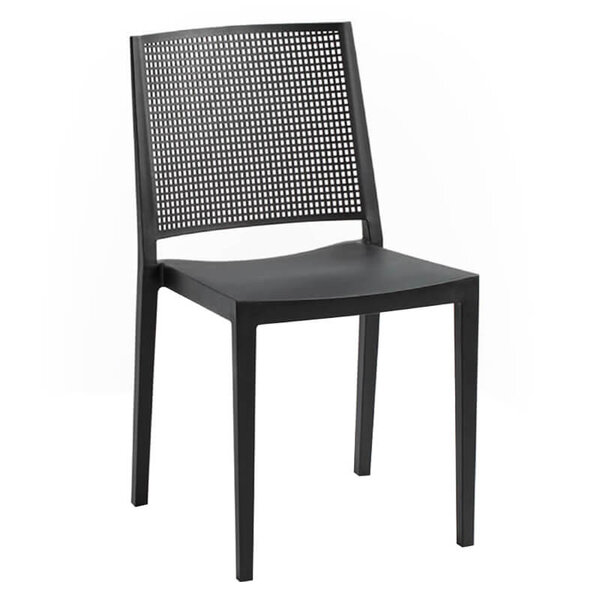 Stoel | PORTO | Kunststof | Anthracite | In-/Outdoor | Stapelbaar | 460x560x810(h)mm