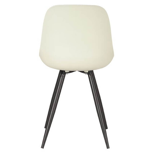 Stoelen | MONA | Kunststof/Metaal | Breeze | Zwarte Poten | In-/Outdoor | 2 Stuks | 460x540x880(h)mm