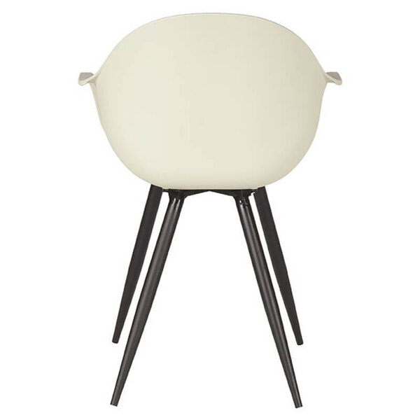 Stoelen | LIVA | Kunststof/Metaal | Breeze | Zwarte Poten | In-/Outdoor | 2 Stuks | 580x540x850(h)mm