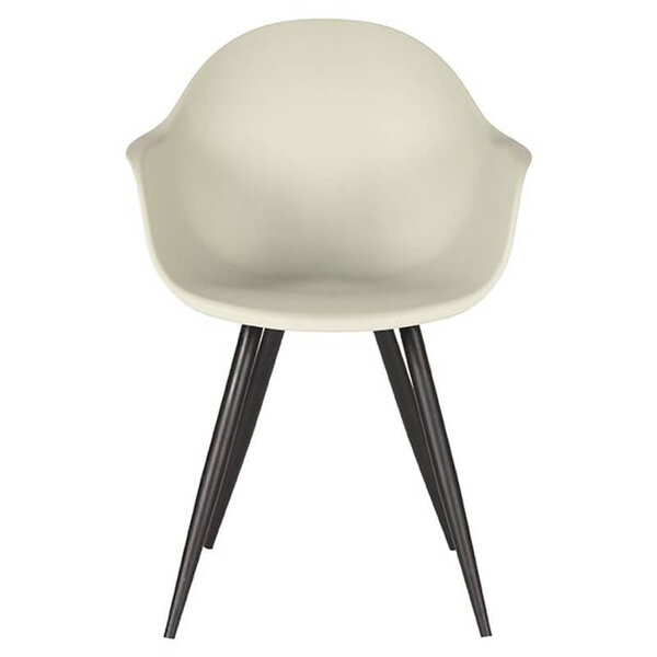 Stoelen | LIVA | Kunststof/Metaal | Breeze | Zwarte Poten | In-/Outdoor | 2 Stuks | 580x540x850(h)mm