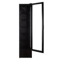Exquisit Koelkast | 160L | Zwart | +2°C/+10°C | Geforceerd | 405x435x1775(h)mm