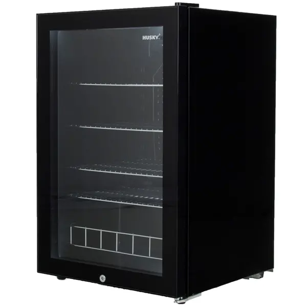 Koelkast | 130L | Zwart | 0°C/+12°C | Statisch | 540x540x840(h)mm