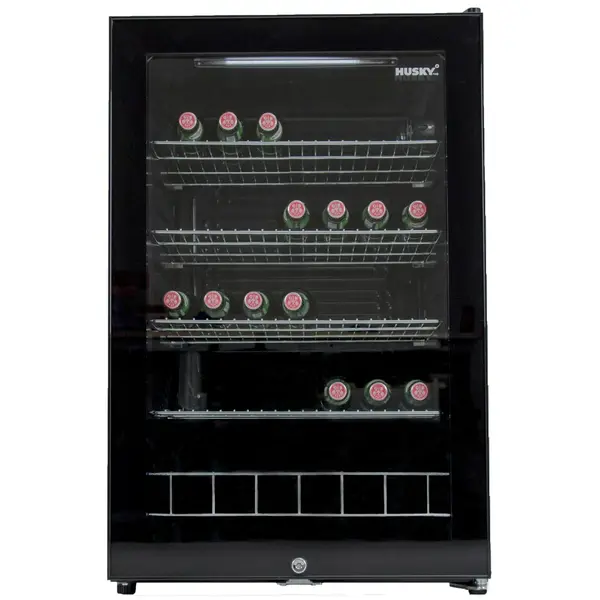 Koelkast | 130L | Zwart | 0°C/+12°C | Statisch | 540x540x840(h)mm