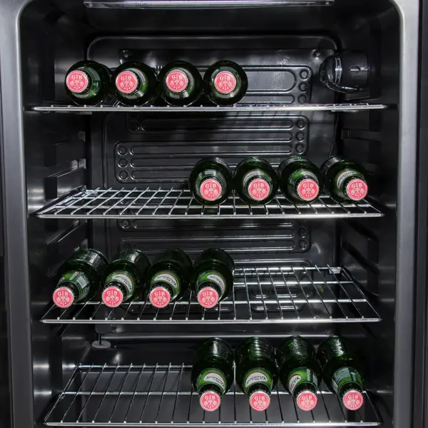 Koelkast | 130L | Zwart | 0°C/+12°C | Statisch | 540x540x840(h)mm