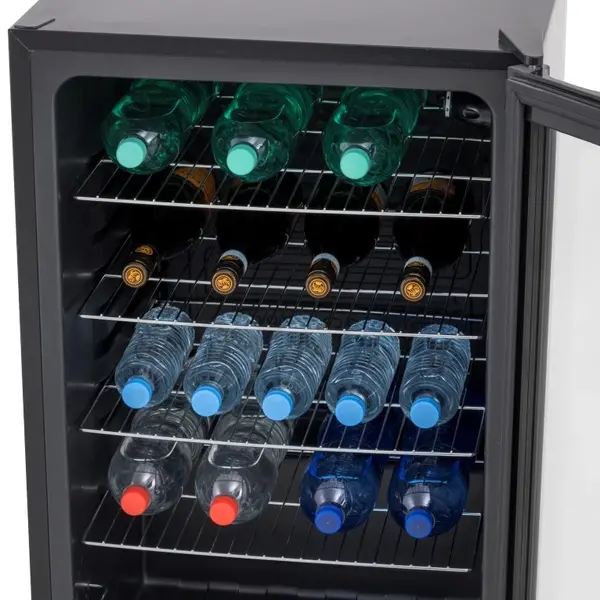 Koelkast | 130L | Zwart | 0°C/+12°C | Statisch | 540x540x840(h)mm