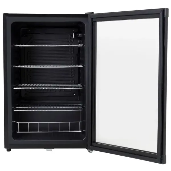 Koelkast | 130L | Zwart | 0°C/+12°C | Statisch | 540x540x840(h)mm